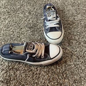 Navy Low Top Converse